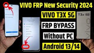 All Vivo Frp Remove - New Security 2024 - Vivo T3x 5g Frp Bypass - Android 14 | No Need Pc