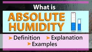 What is Absolute Humidity | Definition of Absolute Humidity Explained | Physics Concepts