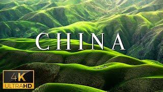 FLYING OVER CHINA (4K UHD) - Soothing Piano Music With Wonderful Natural Landscape For Relaxation