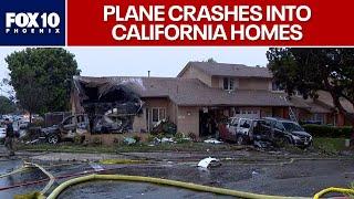 Plane crashes into San Diego homes l FOX 10 Phoenix