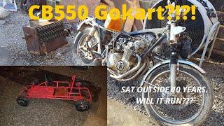 CB550 Go Kart?!?! | Part 1 Rebuild the carbs and get it running