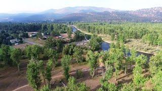 Kelly Island from the Air - Missoula, Montana MT