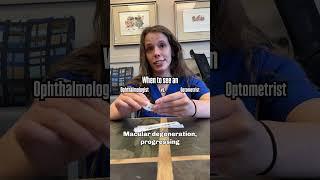 Ophthalmologists vs. optometrist