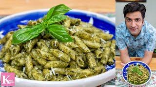 Pesto Pasta Recipe | pesto sauce pasta | pasta banane ka tarika | Chef Kunal Kapur Recipes