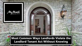 Most Common Ways Landlords Violate the Arizona Landlord Tenant Act Without Knowing