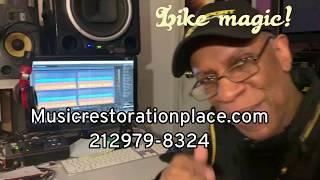 Magical Noise Removal from Old Recording.. demo.. Music Restoration Place at JAMBOX Studios NYC