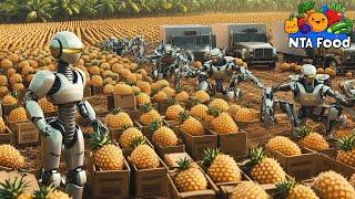 How Pineapple Juice Is Made In Factory | Modern Fruit Juice Making Technology