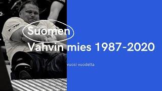 Suomen vahvin mies 1987- 2020 voittajat