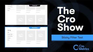 The Sticky Filter Test - The Cro Show #017