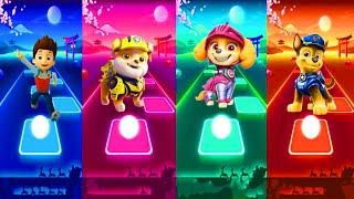 PAW Patrol - Skye  Ryder  Chase  Rubble  Tiles Hop EDM Rush