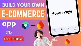 5 BottomNavigationBar | Ecom app | Jetpack Compose  | Android Studio Tutorial | 2025