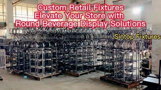 Custom Retail Fixtures Elevate Your Store with Round Display Solutions| Sintop Factory