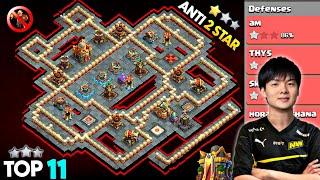 NEW TOP 11 TH16 ANTI 2 STAR BASE LINK| ANTI 2 STAR TH16 BASE LINK|TH16 LEGEND BASE LINK-COC BASE