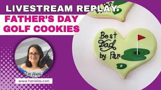 Golf Cookies - Live Cookie Decorating 