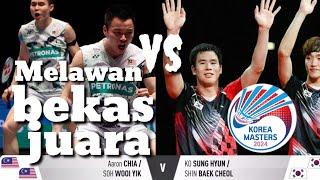 SAAT AKHIR KEJAR MATAAaron Chia/Soh Wooi YikKo Sung Hyun/Shin Baek CheolKOREA MASTERS 2024