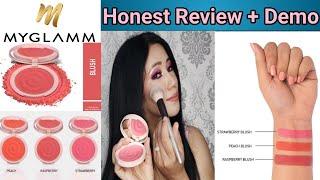 **Honest Review** ‎@MyGlammMakeup  MyGlamm K Play Flovoured Blush - Frozen Raspberry