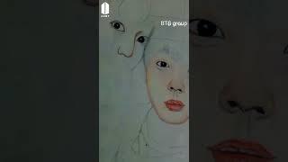 How to draw BTS group colourfulllll drawing#BTS group 방탄소년단 saniya art class