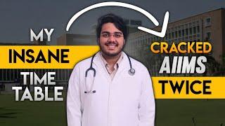 This INSANE Study Schedule Helped me Cracked AIIMS "TWICE" in FIRST Attempt | Aman Tilak | NEET 2023