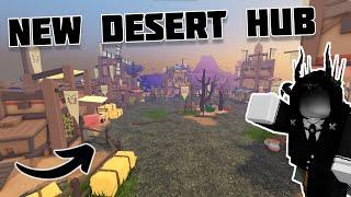 Check Out the NEW Desert Hub Update in Roblox Islands!!