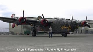 B-24 Engine Start & Takeoff