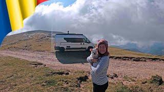 ALONE IN THE MOUNTAINS // Van life Romania // Transalpina by camper van