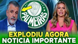 BOMBA EXPLODE! COMUNICADO OFICIAL! VEJA ISSO TORCEDOR! ÚLTIMAS NOTÍCIAS DO PALMEIRAS