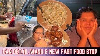 CAR DETAILING + FAST FOOD | Goan vlogger | Apeksha & Akansha vlogs