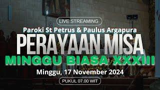 Live Misa Minggu Biasa XXXIII, 17 November 2024 - Paroki Argapura