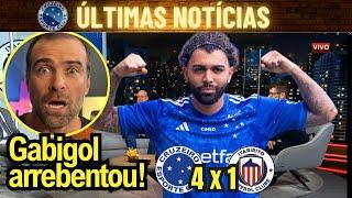 GABIGOL BRILHA, CRUZEIRO DÁ SHOW E VENCE O ITABIRITO PELO CAMPEONATO MINEIRO.