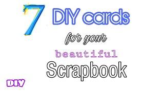 7 DIY CARDS for YOUR SCRAPBOOK// Easy & Cute// ARMY MayC