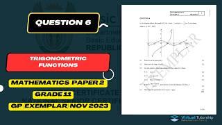 TRIG FUNCTIONS: NOV (EXEMPLAR) 2023 (QUESTION 6)