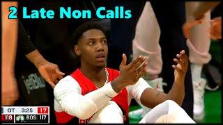 Were these two Late Game Fouls by the Celtics? Raptors vs Celtics | Nov 16, 2024