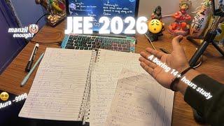 Study vlog JEE aspirant 2026 | A day in a life of a jee aspirant |