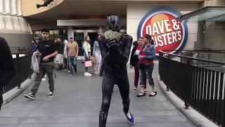 Black Panther Shocks The Crowd With Moves