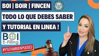 BOI | BOIR | FinCEN | TODO lo que DEBES SABER y TUTORIAL en LINEA! Episodio No. 215