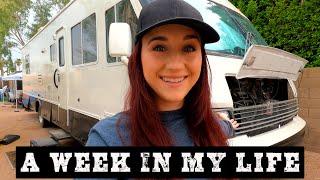 Recording Studio, RV Renovations, and More! A Week in My Life - Vlog 1 of 2021 Tour