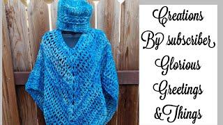 Creations from Subscriber-Glorious Creations #crochet #diy #unique crochet creations