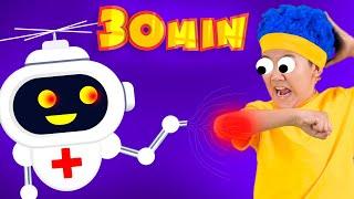 Doctor robot con mini DB | MEGA Compilación | D Billions Canciones Infantiles