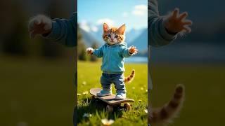 Tiny Paws, Big Skills #cat #funnycats #kitten #cute