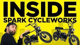 Spark Cycleworks Shop Tour, Bandit V2 Electric Moped and Project Javelin | RunPlayBack