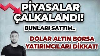 ALTIN BORSA YATIRIMCILARI DİKKATI!! / BUNLARI SATTIM!