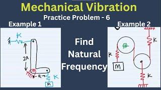 How to find Natural Frequency {part 2}|| Spring-Rod system || Numerical || Resonance