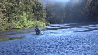 STEVE Smith kayaking a beautiful section of the huon River