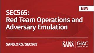 Learn About SEC565: Red Team Operations and Adversary Emulation