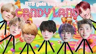 BTS Stickman | BTS gets trapped inside CandyLand! (14K Subscriber Special!)