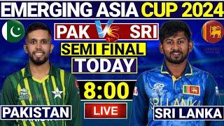 Pak A Vs Sl A Semi Final Match Time Changed | Emerging Asia Cup 2024 1st Semi Final | Asia Cup 2024