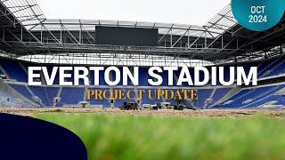 PLAYING SURFACE TAKING PRIORITY | Update from Everton Stadium ️