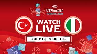 Semi-Finals | Türkiye v Italy | Full Basketball Game | FIBA U17 Basketball World Cup 2024