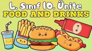 4.SINIF İNGİLİZCE 10.ÜNİTE KELİMELERİ VE KONU ANLATIMI | FOOD AND DRINKS