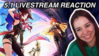 Dish Reacts to Genshin 5.1 Livestream | Genshin Impact